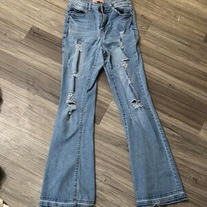 Distressed Blue Women's Jeans